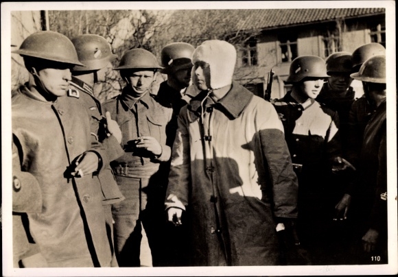 Photo Lillehammer Norway, British soldiers captured by the Wehrmacht, April 1940