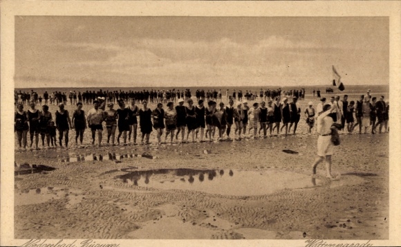 Ak Noordzeebadplaats Büsum, Waddenzeeparade