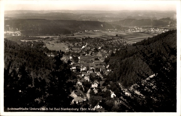 Ak Unterwirbach bei Blankenburg, Panorama