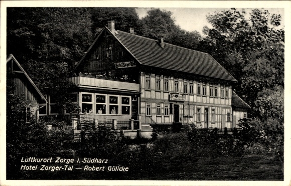 KP Zorge Walkenried w Harzu, Hotel Zorger-Tal, Robert Gülicke