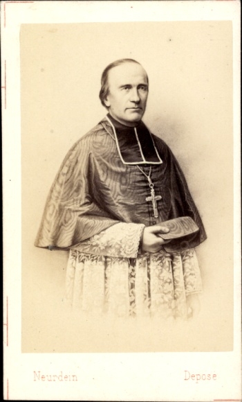 Carte de Visite Georges Darboy, Eveque de Nancy, Archeveque de Paris