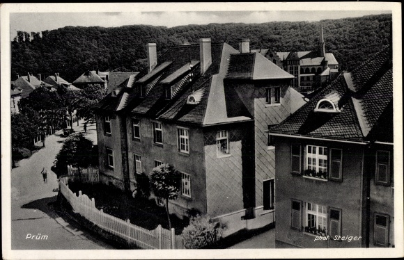 Postcard Prüm in the Eifel, youth hostel