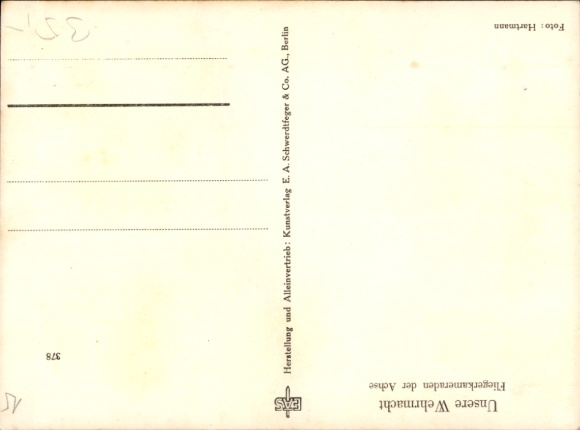 Postcard aviator comrades of the Axis, Wehrmacht soldiers, Japanese, Italians