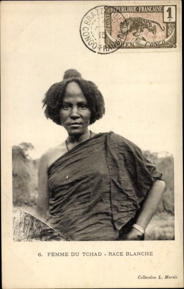 KP Chad, Femme du Tchad, Race Blanche