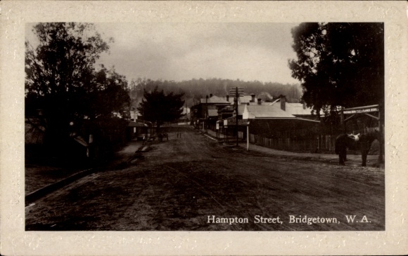 Postcard Bridgetown Barbados, Hampton Street