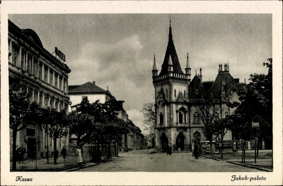 KP Košice Kassa Koschau Słowacja, Jakab palota