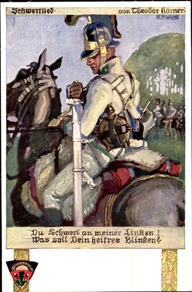 piosenka KP Wilke, Karl Alexander, Schwertlied, Theodor Körner, Niemiecki Związek Szkolny nr 569
