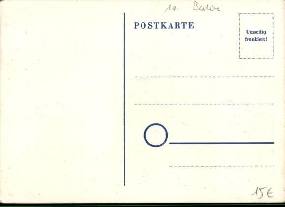 Commemorative PC of the German Protestant Church Congress in Berlin 1951