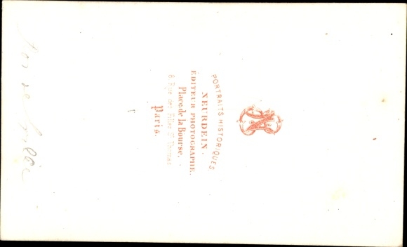 Carte de Visite King George I of Greece