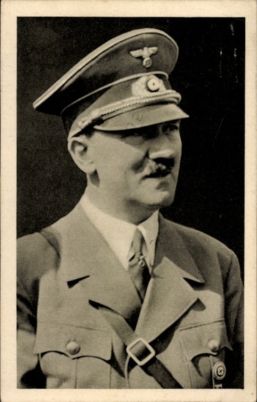 KP Führer i kanclerz Rzeszy Adolf Hitler, portret w mundurze partyjnym