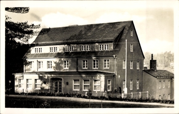 Ak Lössau Schleiz im Vogtland Thüringen,  Reichsbahn Ferienheim