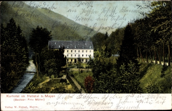Ak Mayen in de Eifel, kuurhotel in het Nettetal