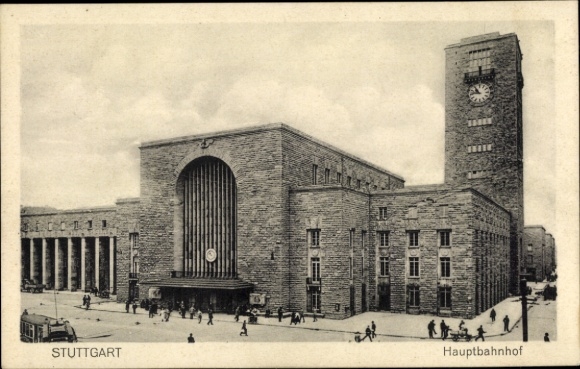Ak Stuttgart in Württemberg, Hauptbahnhof