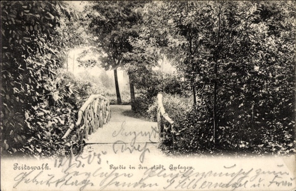 Postcard Pritzwalk in the Prignitz, in the municipal facilities