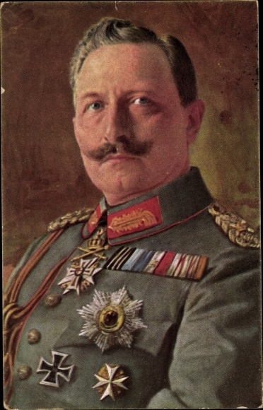 Artist PC Kaiser Wilhelm II., Portrait, Order
