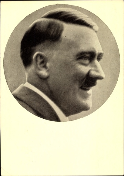 Postcard Führer and Reich Chancellor Adolf Hitler, portrait, men of the time No. 91