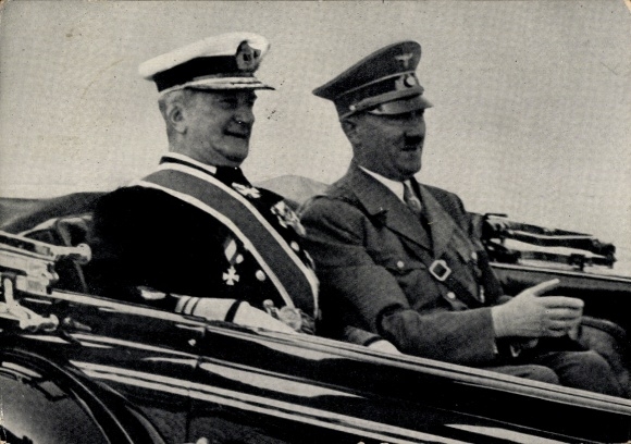 PC Kiel in Schleswig Holstein, Adolf Hitler, Reichsverweser v. Horthy, car