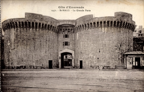 CPA Saint Malo Ille et Vilaine Bretagne, La Grande Porte