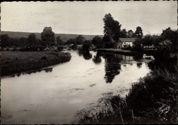 Postcard Brionne Eure, La Riviere, La Risle