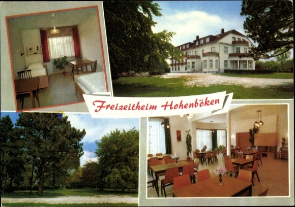 Postcard Bookholzberg Ganderkesee in Lower Saxony, leisure center Hohenböken