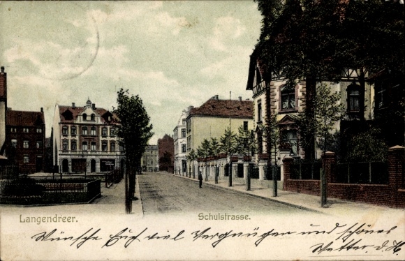 Ak Langendreer Bochum im Ruhrgebiet,  Schulstraße