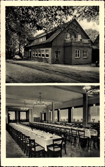 Postcard Wulsbüttel Hagen in Bremen&#39;s Lower Saxony, Wunsch&#39;s summer garden