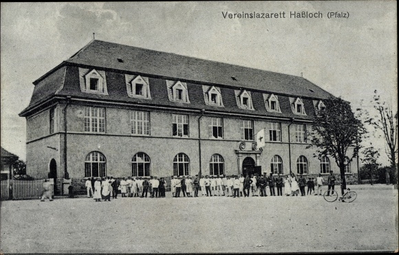 Ak Hassloch Hassloch in de Palts, verenigingsziekenhuis