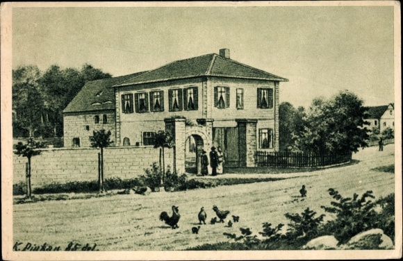 Artist PC Borsdorf Saxony, 100 years German labor movement, Wilhelm Liebknecht
