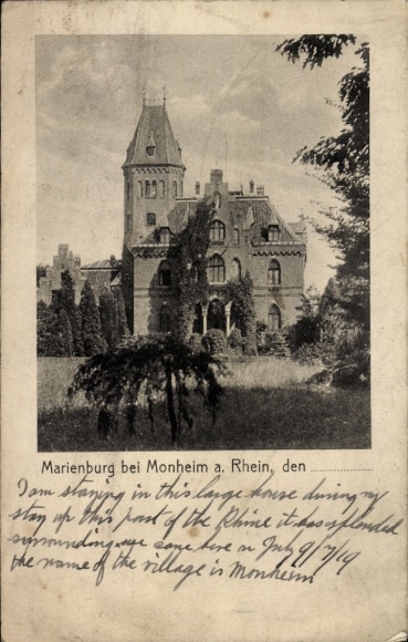 Ak Monheim am Rhein, Marienburg