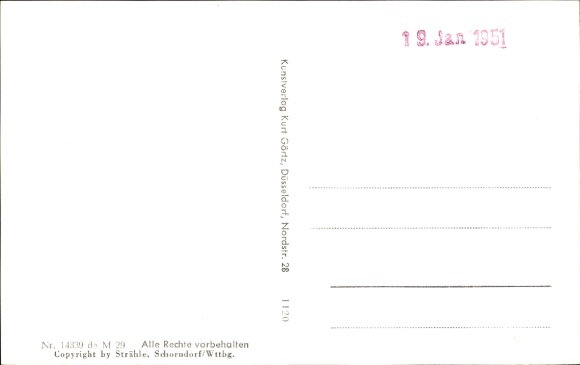 Postcard Kippenheim in Baden, aerial photograph