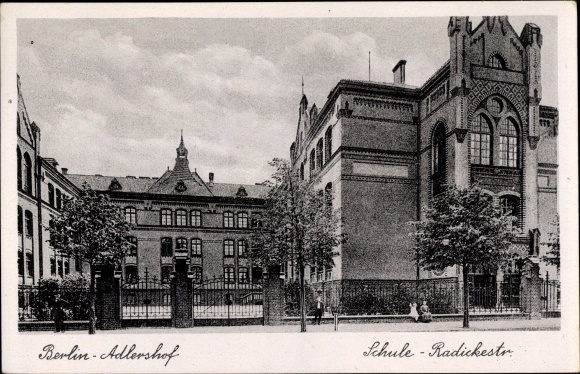 PC Berlin Treptow Adlershof, school, Radickestrasse