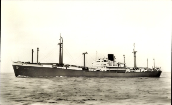 Ak Koninklijke Rotterdamsche Lloyd, MS Wonorato, stoomschip