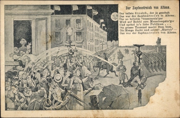 Artysta KP Hamburg Altona, Tatuaż Altony, Wiersz, Sprzątacz ulic