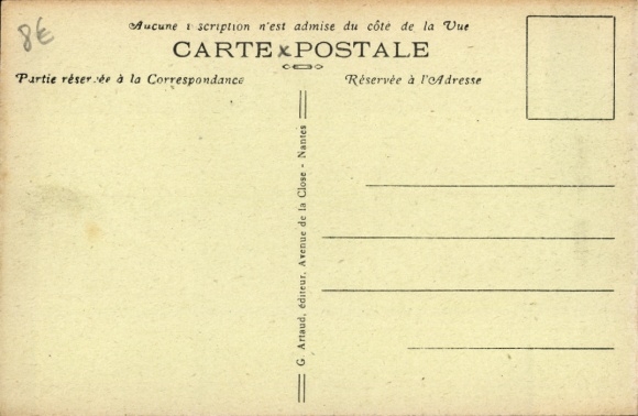 Ak Cabourg Calvados, Post