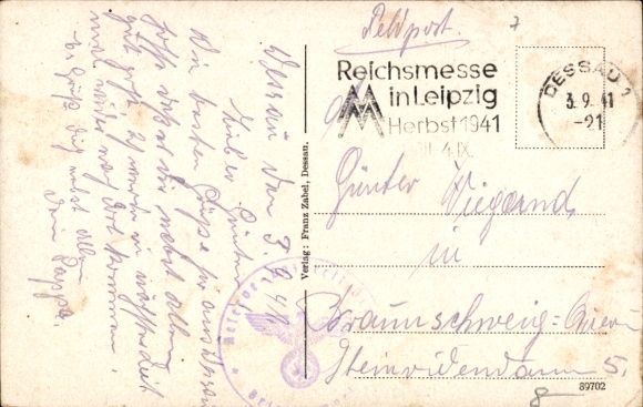 Postcard Dessau in Saxony-Anhalt, Leopold Barracks