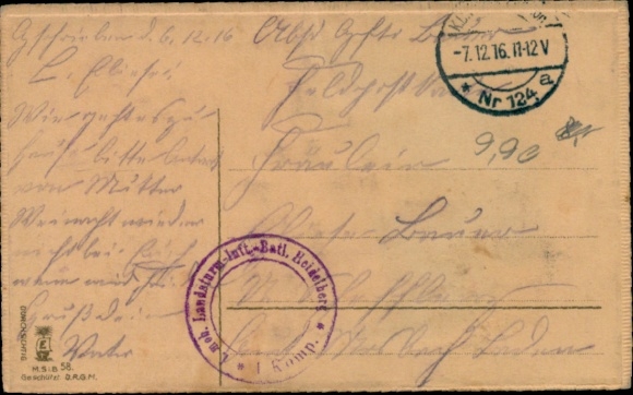 Stop against the light Postcard Bruxelles Brussels, entry of the German troops
