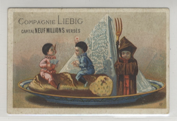 Liebig single image Sanguinetti 23 Pierrot&#39;s calotta nera II image b, 1872