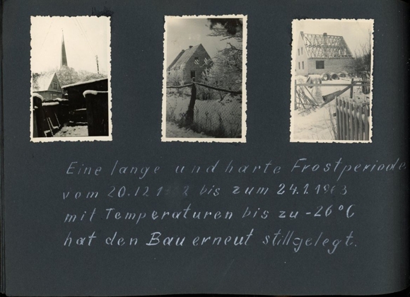 Photo Album Dierberg near Rheinsberg, 267 photos, house construction 1957 -1963, unique contemporary testimony