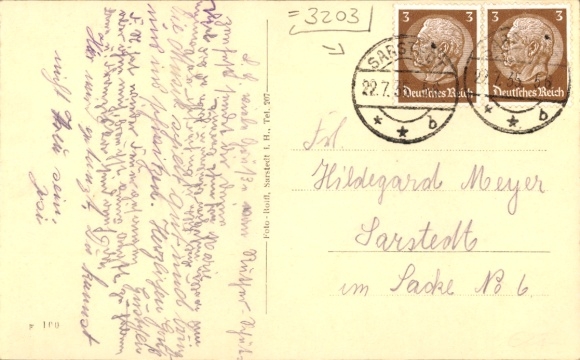 Postcard Ruthe Sarstedt Lower Saxony, New Leine Bridge, Castle, Inn