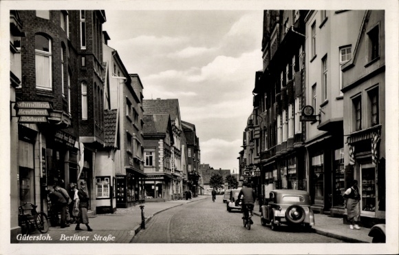 Ak Gütersloh in Westfalen, Berliner Straße