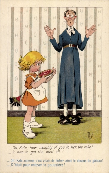Kunstenaar Ak-Oh! Kate, als de slechterik van het kasteel, humor