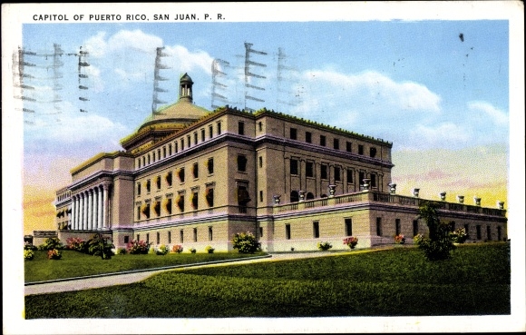 Postcard San Juan Puerto Rico, Capitol