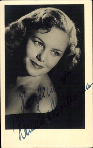 Ak Schauspielerin Hannelore Bollmann, Portrait, Autogramm