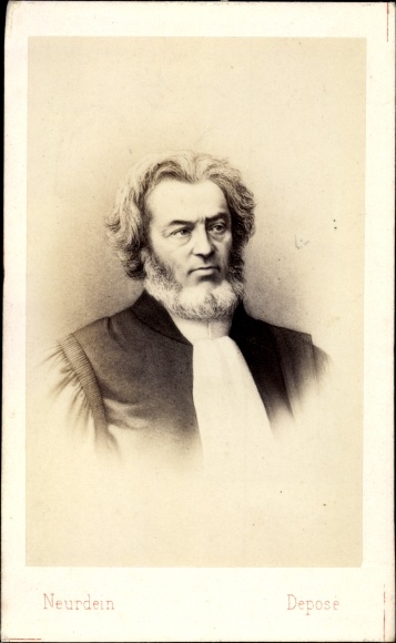 Carte de Visite francuski minister spraw zagranicznych Jules Favre, 1870 - 1871
