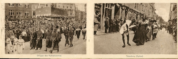20 PCs in an envelope. Hanseatic City of Lübeck, The Historical Parade, 700 Years of Imperial Freedom Lübeck