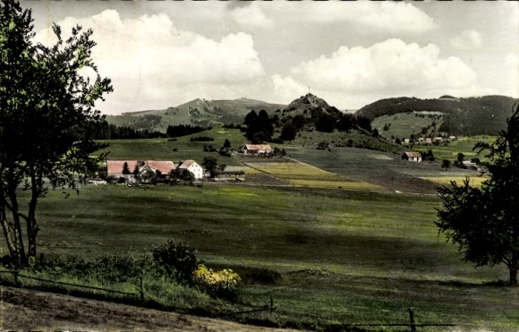 KP Poppenhausen na Wasserkuppe Rhön, Eube, Pferdekopf, panorama