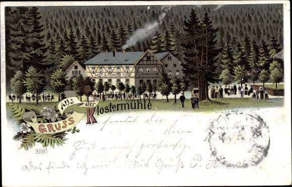 Chromo-Litho Reinhardsbrunn Friedrichroda, Klostermühle