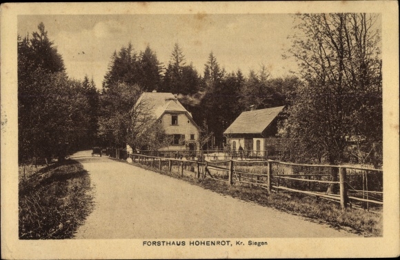 Ak Netphen in het Siegerland, Forsthaus Hohenroth