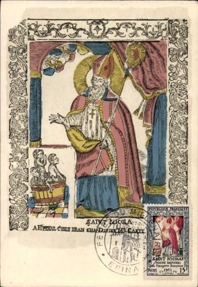 Maksymalny KP Didier, Jean-Charles, Saint Nicolas, Muzeum Obrazowania Epinal 1951