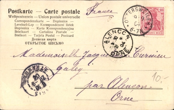 Judaica Postcard Strasbourg Alsace Bas Rhin, Synagogue